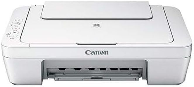 Canon All-in-One Color Inkjet Wired Printer, Print Scan Copy for Home Office, up to 60 Sheets, 600 x 1200 dpi, Portability, Lightweight, PIXMA MG2522, w/USB Cable