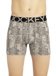 Jockey Ultra-soft Printed Mens Trunks with Double layer Contoured Pouch IC30_String Base Print08_XL