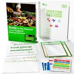 Safer Food Better Business 2024, including Rating Guide & Food Hygiene Record Book and Kitchen Safety Signs, Comprehensive Food Safety Book Pack for Caterers Restaurants and Takeaways