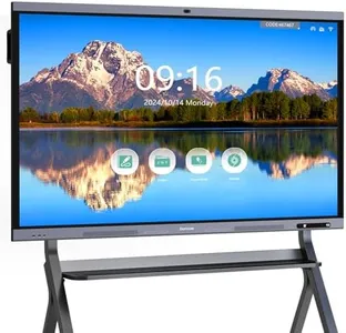 Dornium 65-Inch Smart Board for Classroom, Office Hybrid Work, Interactive 4K Touchscreen Digital Whiteboard with AI Camera 8 Array Mics, Octa-Core Processor, 8GB RAM + 128GB Storage, Android 13 OS