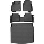 Auxko All Weather Floor Mats Upper Cargo Mat Fit for Honda CR-V 2023 2024 2025(Include Hybrid) TPE Rubber Liners CRV Accessories Odorless Anti-Slip Floor Mats Cargo Mat for Upper Position