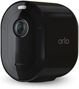 Arlo Pro 5S 2K Spotlight Camera - 1 Pack - Security Cameras Wireless Outdoor, Dual Band Wi-Fi, Color Night Vision, 2-Way Audio, Home Security Cameras, Home Improvement, Black – VMC4060B (Renewed)