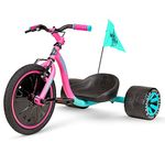 MGP Action Sports – DRIFT TRIKE – Drifting Trike – Suits Kids Ages 5+ - Max Rider Weight 68kg – 3 Year Manufacturer’s Warranty – Madd Gear Est. 2002 (Pink/Teal)