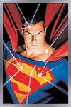 Trends International DC Comics - Superman - Portrait Wall Poster, 14.725" x 22.375", Silver Framed Version