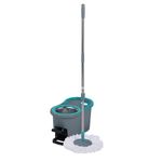 Beldray Antibac Spin Mop & Bucket Set - 360° String Mop with Additional Head, 4 Litre Mop Bucket with Carry Handle, Pedal-Powered Spin-Dry System, Antibacterial Treated Fibres, LA036430UFFEU7