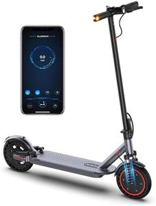 NAVIC Electric Scooter, 19Mph Top Speed, Up to 19-23 Miles Range, 8.5" Solid Tires, Folding Commuting Scooter, Dual Braking, Dual Suspension (Dual Suspension-T5PRO)