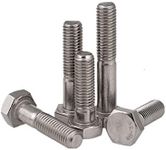 M12 Threaded Bolt 304 Stainless Steel Hex Bolt Coarse Thread Hex Bolt (Pack of 10) - M12 x 40mm