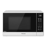 Panasonic NN-SN65KW Microwave Oven with Inverter Technology, 1200W, 1.2 cu.ft. Small Genius Sensor One-Touch Cooking, Popcorn Button, Turbo Defrost-NN-SN65KW-(White)