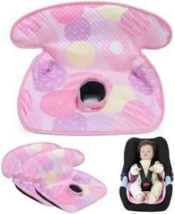 LITTOBEBE Piddle Pad, Car Seat Potty Training Protector- Waterproof Car Seat Liner with Anti-Slip Backing, Machine Washable Cover for Baby Toddler Carseat, Stroller (Pink, 2PC)