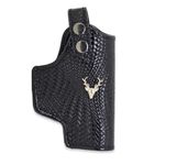 GunAlly Premium Leather Fox Holster – Fits .45 Champion, 1911 Pistol, Webley .32 Fox and Panther Model