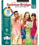 Summer Bridge Activities 7th to 8th Grade Workbook, Math, Reading Comprehension, Writing, Science, Social Studies, Fitness Summer Learning Activities, 8th Grade Workbooks All Subjects With Flash Cards (Volume 9)