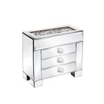 American Atelier Jewellery Box, Silver, 8.6 x 4.13 x 7.8 cm