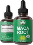 Maca Root Liquid Drops. USDA Organic Vegan Extract Supplement For Women and Men. High Bioavailability Supplements. Maca For Energy, Endurance, and Mood Support. Zero Sugar, Gluten Free, No Capsules