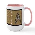 CafePress Star Trek Classic Command Unifor Mugs 15 oz (444 ml) Ceramic Coffee Mug