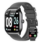 AcclaFit Smart Watch for Men Women,2.01" Full Touch Screen Fitness Tracker with 140+ Sport Modes, Answer/Dial Call, SmartWatch with Heart Rate, BP Monitor, Calorie Counter for Android iOS