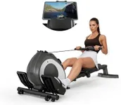 UPREIGN Magnetic Rowing Machine for Home | Adjustable 8-Speed Booster | Burn Fat & Sculpt Muscles | Supports Up to 265 LBS | Phone/Tablet-Ready Design