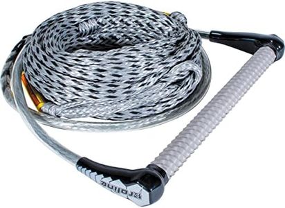 Proline by Connelly 65' Launch Wakeboard Rope and Handle Package, Poly-E Line, EVA Handle, Grey