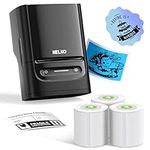 Nelko Label Maker with Tape, PM220 Bluetooth Label Printer, 5 cm Portable Thermal Adhesive Printer for Small Business, Logo, Clothing