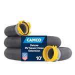 Camco 39665 10' RV Sewer Hose Deluxe Extension, Gray