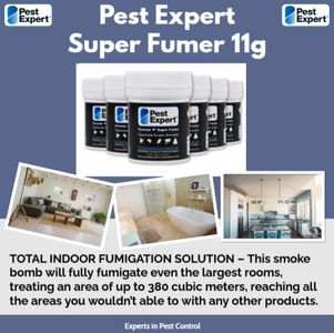 Pest Expert Carpet Moth Smoke Bombs – Fast-Acting Fumigation Treatment