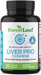 ForestLeaf Liver Detox Cleanse - Liver Cleanse Detox & Repair - Fatty Liver Repair Liver Supplement with Milk Thistle, Dandelion Root Extract & Herbs - Prohepatic Liver Support Supplement (60)