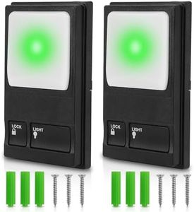 Garage Door Opener Wall Mount Control Panel, Compatible for Liftmaster Chamberlain Craftsman 41A5273-1 78LM, Multifunction Wired Connect Power Light Lock Control Button, Red Green Purple Button 2 Pack