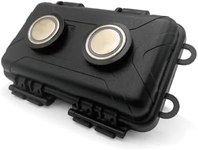 YIngo Firety Strong Magnetic Hide a Key: Magnetic Key Box for Under Car, Versatile for Home & Outdoor | Rainproof & Windproof, Key Box with a Large Magnet(black, single)