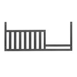 Soho Baby 43095210 Hampton Crib to Toddler Bed Guard Rail Conversion Kit, Wire Brush Canyon Gray Finish, GreenGuard Gold Certified