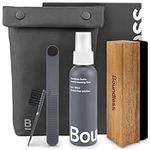 Boundless Audio Record Cleaning Kit - 5-in-1 Vinyl Record Cleaner Kit Includes Velvet Record Brush, Stylus Brush, Record Cleaning Solution, Cleaning Brush & Storage Bag - Essential Vinyl Cleaning Kit