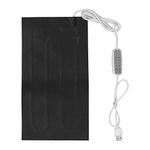 Estink USB Heating Pad Electric Heating Cloth USB Powered Warmer with 4 Temperature Settings 20-40℃ for Shoulders Neck Back Pets (25x30cm)