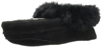 Womens Black Moccasin