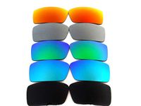 Galaxy Replacement Lenses For Oakley Gascan Small Black&Blue&Green&Gray&Red - clear, Regular