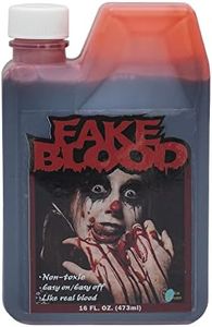 Color Master Fake Blood Washable(16FL OZ) Looks & Flow Like Real Blood Halloween Vampire