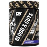 DY Nutrition - Blood and Guts Pre Workout Powder, 380g (Blueberry) - High Strength Preworkout with 350mg Caffeine, Citrulline Malate, Beta Alanine, Arginine AKG, L-Tyrosine, Vitamin B3 for Men & Women