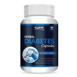 Vokin Biotech Herbal Diabetes 60 Capsules for Control Diabetes, Insulin Resistance | Supports Healthy Energy | Normalize Blood Sugar 750mg