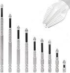 High Magnetic Screwdriver Drill Bit Set, Universal Anti-Slip Magnetic Electric Screwdriver Set Strong Magnetic Durability Screwdriver Drill Bit Set, 25 50 65 70 75 90 100 120 150mm (9Pack)