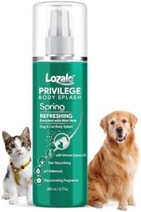 Lozalo Privilege Dog Perfume Spray- 200 ml, Spring, Moisturising Deodorant Spray for Dogs & Cats of All Breeds,Odour Eliminator, Grooming Essential with Aloe Vera Extract & Wheat Germ Oil