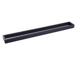 GERZWY Matte Black 30-Inch Bathroom Towel Bar SUS 304 Stainless Steel Bath Towel Bar Modern Style Wall Mount