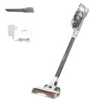 BLACK+DECKER POWERSERIES+ 20V MAX Cordless Stick Vacuum with LED Floor Lights, Lightweight, Multi-Surface (BHFEA520J) , Gray