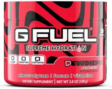 G Fuel Hydration Caffeine-Free PewDiePie Supreme Powder Supplement 93 g