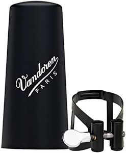 Vandoren MO Series Ligature and Cap for Eb Clarinet, Black