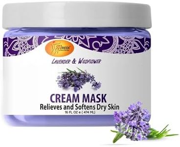 SPA REDI - Body and Foot Cream Mask, Lavender and Wildflower, 16 Oz - Pedicure Massage for Tired Feet and Body, Hydrating, Fresh Skin - Infused with Hyaluronic Acid, Amino Acids, Panthenol