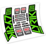 Rock Shox Lyrik Ultimate 2019-2020 Adhesive Vinyl Fork Stickers (Apple Green)