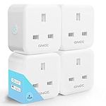 Smart Plug Remote Voice Contro,l GNCC,Smart Socket with Wireless Works with Alexa and Google Home, Compatible with Smart Life APP Timer Plug Without Energy Monitoring, 2.4Ghz Only, 13A 3120W, 4 Pack