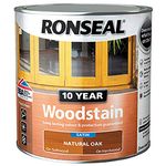 RONSEAL 10 Year Woodstain Natural Oak 750ml