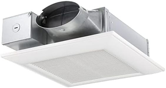 Panasonic FV-0510VS1 WhisperValue DC Energy-Saving Bathroom Ventilation Fan, Quiet, Lowest Profile Energy Star Certified Ceiling Mount Fan