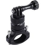 PULUZ Bicycle Motorcycle Handlebar Mount for GoPro Bike Mount, 360 Degree Rotation Aluminum go pro mount for GoPro HERO 12 11 10 9 8 7 6 & DJI Osmo Action Camera Mount