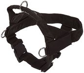 Dean & Tyler Universal Fun No Pull Dog Harness, Made in USA, Medium, Fits Girth Size: 26-Inch to 32-Inch, Black