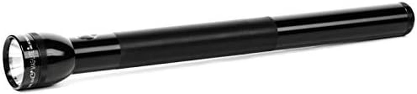 Maglite Incandescent 6-Cell D Flashlight, Black