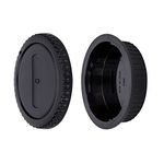 JJC Body Cap + Rear Lens Cap Set for Canon DSLR EOS Cameras & Canon EF/EF-S Mount Lens System (1 Set)